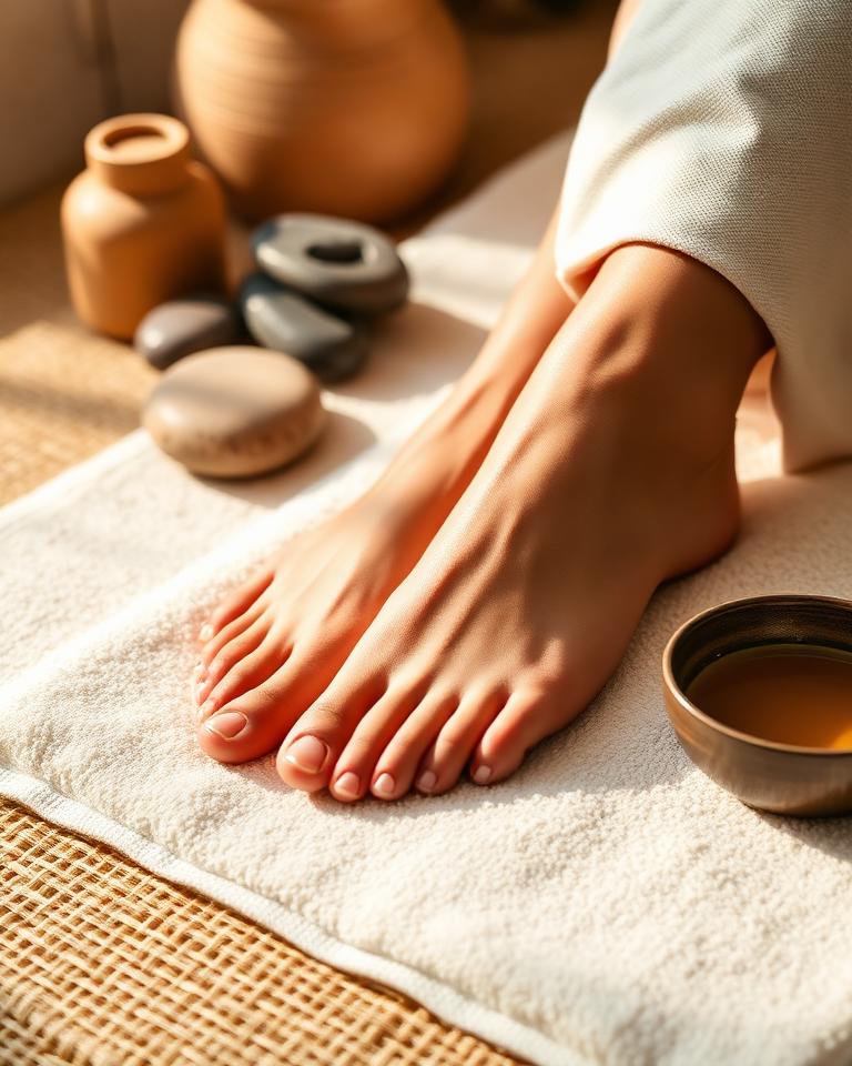 Massage plantaire